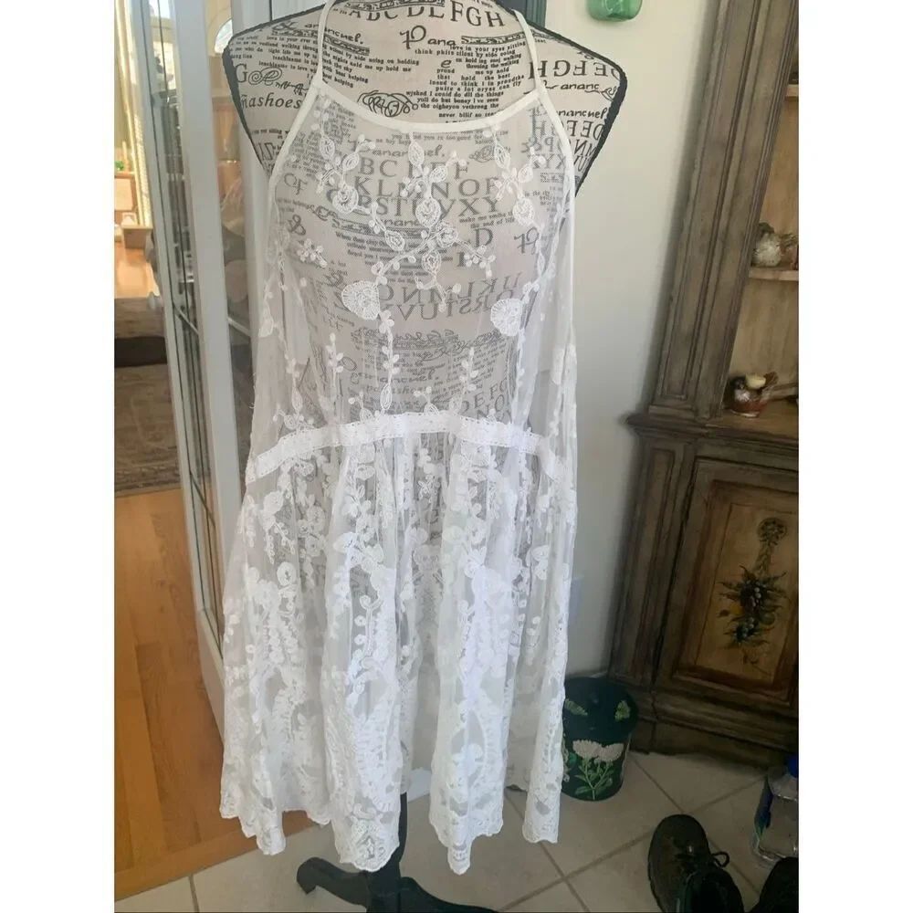 Forever 21 Sheer Lacy cover up top